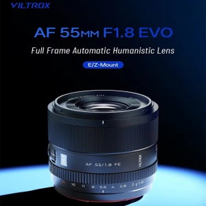 빌트록스 풀프레임 55mm F1.8 EVO 자동 초점 대구경 인화학적 렌즈 (소니 FE / 니콘 Z 마운트 미러리스 카메라용)