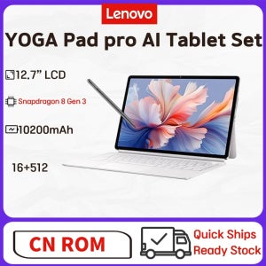 레노버 태블릿 TB520FU YOGA Pad Pro AI, 16+512GB, 12.7인치, 10200mAh, 전용 키보드 및 펜슬 세트
