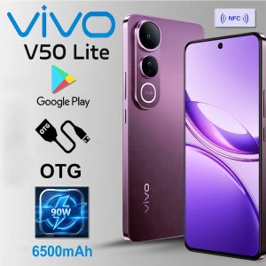 VIVO V50 Lite 5G EU/US/UK 사양 오리지널 스마트폰, NFC 지원/12GB+512GB 대용량 메모리, 웨트 핸드 터치 기능 탑재