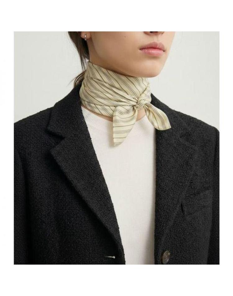 TOTEME Striped Silk Scarf 스트라이프 실크 스카프 261-WSC0149-FB0553 338