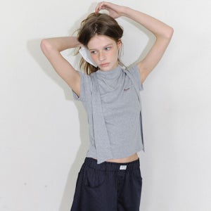 엔오르 [1차 리오더] [Core] Back Cut Tie Tee - Grey