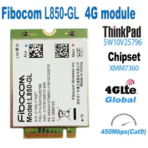 Fibocom L850-GL 4G LTE Cat9 M.2 모듈 카드용 WDXUN Thinkpad C14 Gen 1 Chromebook 300e 500e용 5w10v25796 02H