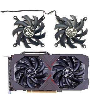 컬러풀 GeForce RTX2060 GTX 1660 TI 1660 슈퍼 그래픽 카드 냉각을 위한 새로운 85MM 4PIN RTX 2060 2060Super GPU 팬