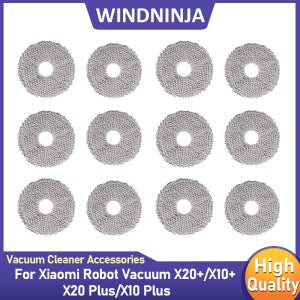 Xiaomi 로봇 진공 X20+, X10+ / X20 Plus, X10 Plus, Roborock P10/P10S/P10PRO/P10S PRO PLUS/V20과 호환되는 걸레 천