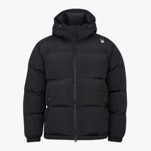 립스탑 후드 다운 자켓,SPIWCNDJ301UBLK