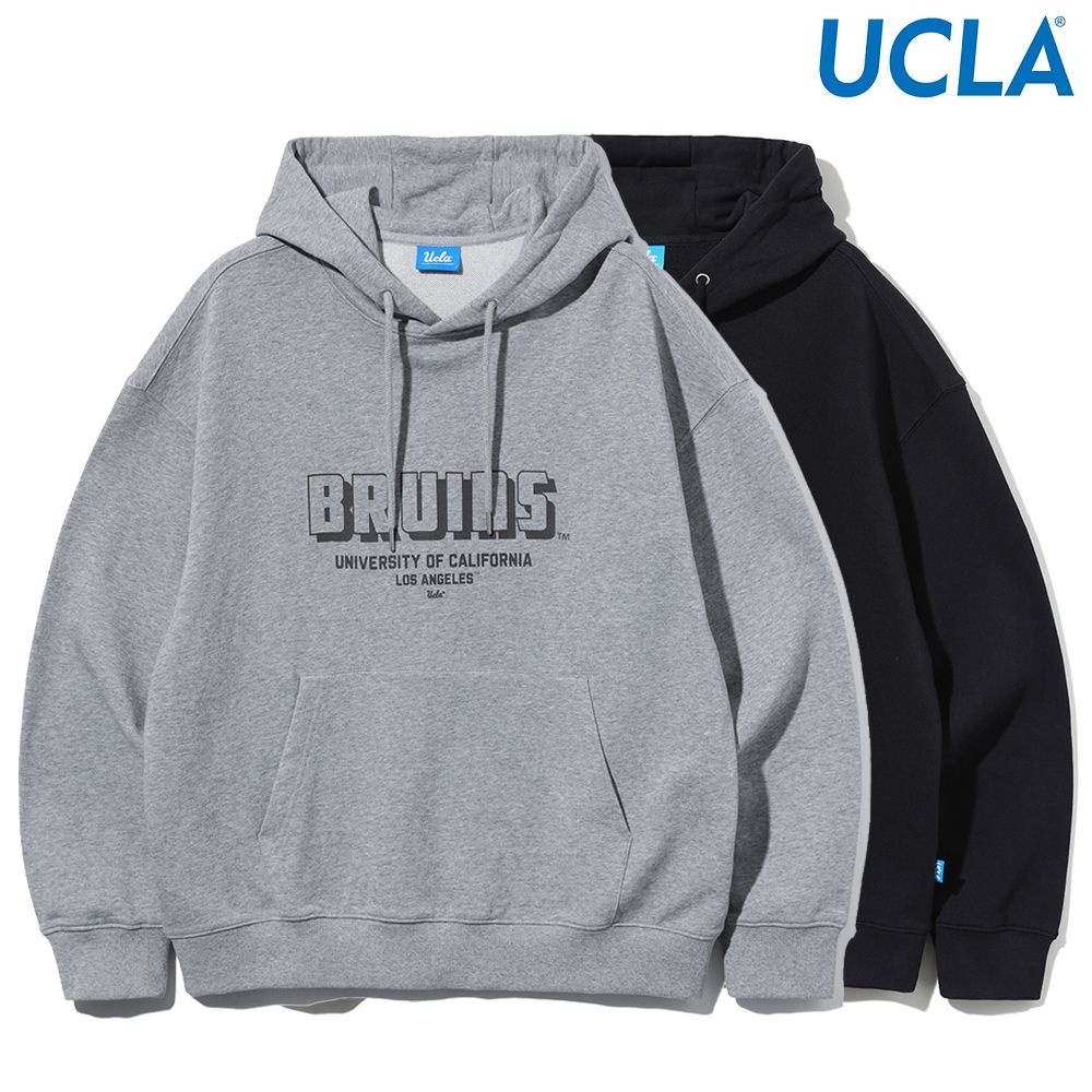 UCLA 유씨엘에이 진유니 남여공용 오버핏 뉴로고 스웻 후드 티셔츠 맨투맨 UBALT70