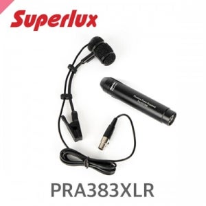 슈퍼럭스 PRA383XLR 콘덴서 클립-온 마이크XLR 외장 프리앰프 타입SUPERLUX PRA383XLR Clip-On Mic