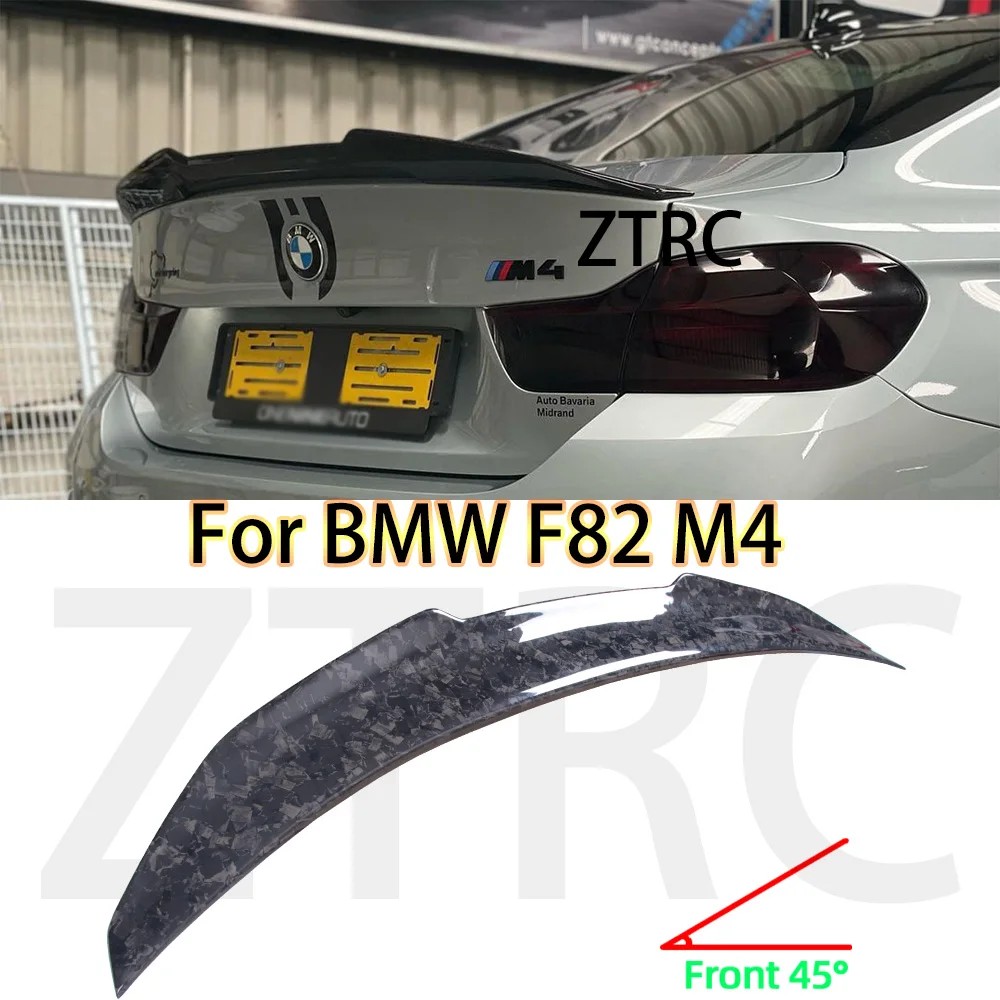 BMW M4 F82 카본 리어 스포일러 트렁크 윙 14-20년 호환  포지드 carbon