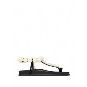 지미추 샌들 MIROFLATEYK BLACK/PEARL BLACK 여성