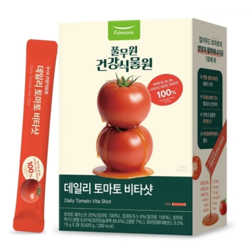 풀무원건강식물원 데일리 토마토 비타샷 15g, 28포, 1개