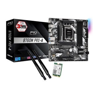 ASRock B760M Pro-A + WiFi6E 모듈 패키지 디앤디컴