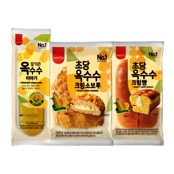 삼립 옥수수빵 4종 8봉 (크림빵/소보로/옥수수이야기/초당호떡) (9,940원) (무료)