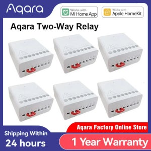 오리지널 Aqara 스마트 양방향 제어 모듈 릴레이 스위치 컨트롤러 Zigbee 타이머 채널은 Xiaomi Mi Home Homekit APP와 호환됩니다.