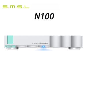 LEAUDIO S.M.S.L N100 고해상도 네트워크 스트리머, TIDAL, Airplay, DLNA, ROON, USB, OPT, COAX, AES, LAN 지원 음악 플레이어
