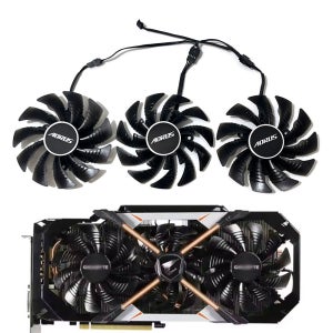 GPU 신제품 AORUS GTX1080 95MM 4PIN PLD10015B12H 비디오 카드 쿨러 팬 기가바이트 AORUS GTX1070 1080 1080TI 익스트림 에디션 GP