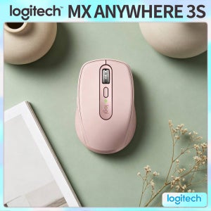 로지텍 MX 애니어웨어 3S 크리에이터 마우스 - 8000 DPI, 하이퍼스크롤, 무소음 클릭, USB-C 충전, 소매 디자인 작업용 멀티 OS 지원