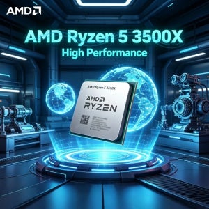 데스크탑 업그레이드 CPU Ryzen 5 3500X 3.6GHz 6코어 6스레드 (B450 B550 X570 마더보드용, 오리지널 패키지 없음)