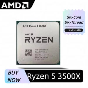 AMD Ryzen 5 3500X R5 3500X 3.6GHz 6코어 6스레드 CPU 프로세서 7NM 65W L3=32M 100-000000158 소켓 AM4