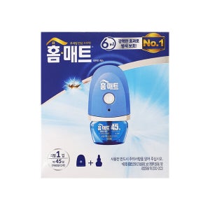 뷰티 (기타) 홈매트 리퀴드 블루 플러그형훈증기+리필45입