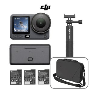 DJI 오즈모 액션6 어드벤처 콤보 액션캠 카메라 (Osmo Action 6  보호 케이스 가방 포함)
