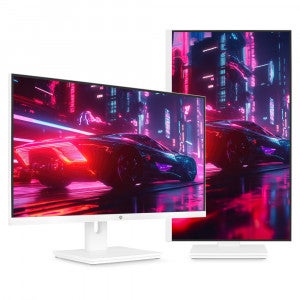 래안텍 PANTHEON QA2720S 나노IPS 120 QHD USB-C 화이트 멀티스탠드