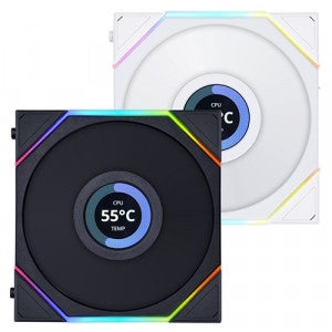 리안리 UNI FAN TL LCD 120 (컨트롤러/3팩, 블랙)