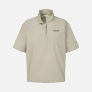 컬럼비아 컬럼비아반팔티 VQA C72YL6631-381 여성 크로스 포레스트 시어서커 하프집업 티셔츠