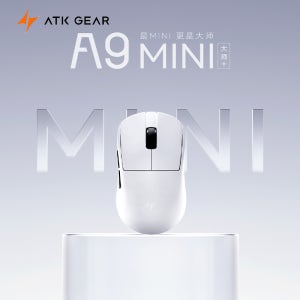 ATK A9 미니 마우스 마스터 버전 무선 트라이 모드 PAW3955master 경량 노르딕 54l15 E-스포츠 게이밍 마우스 게이머 선물
