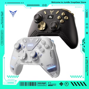 플라이디지 APEX4 블랙 미쓰 워콩 무선 게이밍 컨트롤러 포스 피드백 게임 컨트롤러 (PC, 스위치, 모바일, TV 박스 지원)