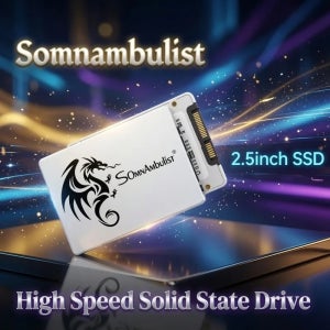 빠른 부팅 속도의 SomnAmbulist SATA3 SSD 64/128/256/512GB/1TB/2TB PC 시스템 업그레이드를 위한 경제적인 선택