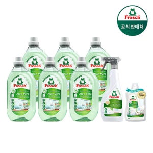 프로쉬 세탁세제세트 (세탁세제6개+얼룩제거제1개+유연제100ml) TV상품