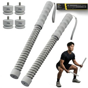 HVO 무선 배틀로프 가변 무게추 세트 홈트레이닝 전신 운동 헬스기구  52x10x4  회백색