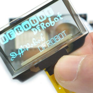 DFR0934 Fermion: 1.51” OLED Transparent Display with Converter (Breakout)