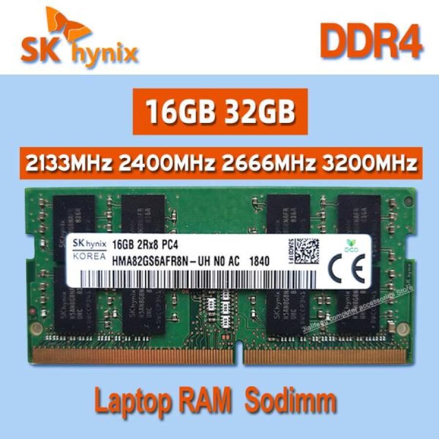SK 하이닉스 RAM 4 SODIMM 노트북 메모리 16GB/32GB 2Rx8 2133MHz/2400MHz/2666MHz/3200MHz PC4-2133P 2400