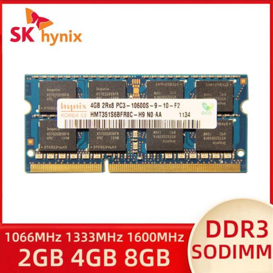 SK 하이닉스 2GB PC3 2RX8 8500S 노트북 메모리 3 1066MHz SO-DIMM RAM