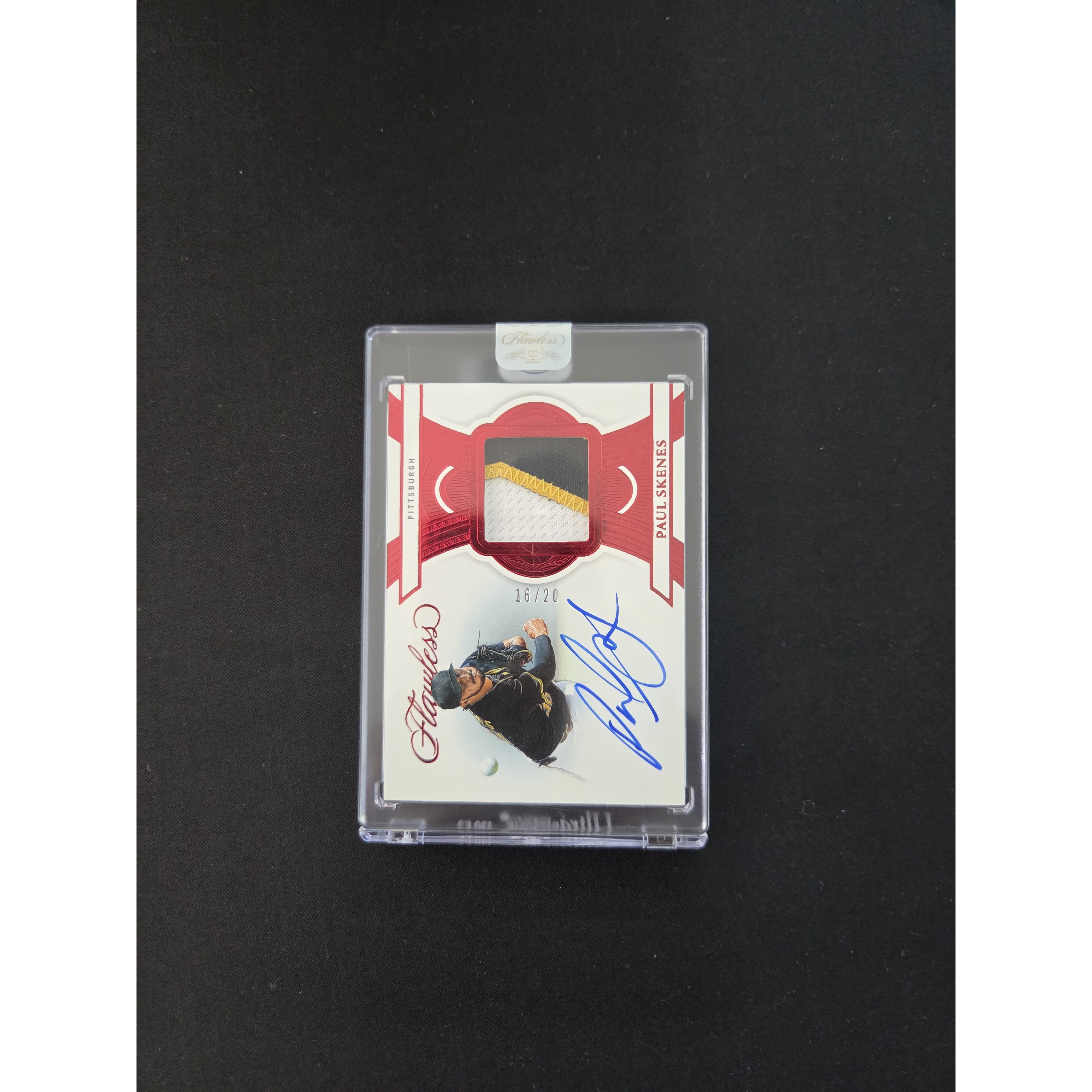 폴 스킨스 2025 Panini Flawless Baseball Paul Skenes Flawless Signature Materials Ruby 오토카드 한정카드 야구카드