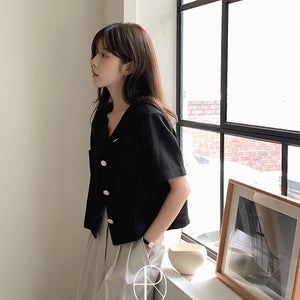 [6천장돌파][MADE] 어나더 반팔 트위드 자켓 - 2size