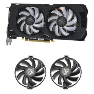 FDC10U12S9-C 블랙 울프 그래픽 카드용 GPU 선풍기, XFX AMD Radeon RX 480 470 570 580 470D RS, 4PIN, DC 12V, 0.45A, 