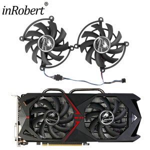 8 ​ 컬러풀 지포스 GTX 1060 1070 SI-8G-V 교체용 그래픽 카드 팬용 5MM GTX1070 GTX1060 비디오 카드 팬