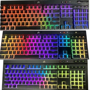 반투명 코르세어 푸딩 키캡 PBT 키캡 (코르세어 기계식 키보드 Corsair K70 K65 K68 K63 K95 LUX STRAFE 키캡)