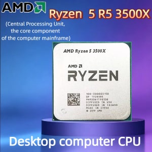AMD 라이젠 5 R5 3500X 6코어 6스레드 3.6GHz CPU 프로세서 소켓 AM4