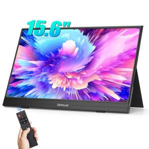 ZEUSLAP-AP156 초슬림 FHD IPS 패널 휴대용 모니터 (DEX, NS, PS5, PC, 노트북 보조 디스플레이용 슬리브 포함)