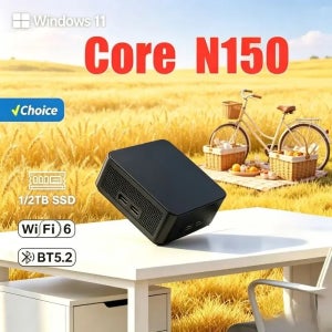 미니 PC 코어 N150, 16GB SSD, 윈도우11, WiFi6 지원, 4K, 가정생활 및 일상 업무에 믿을 수 있는 장치로 제작됨