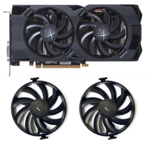 새로운 RX580 480 470 GPU 팬 FDC10U12S9-C XFX AMD Radeon RX 470 480 580 RX580 RX480 RX470 그래픽 카드 냉각 팬