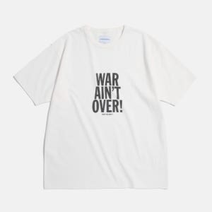[에스피오나지] (Standard Fit) War Aint Over Tee Off White 20260614-09