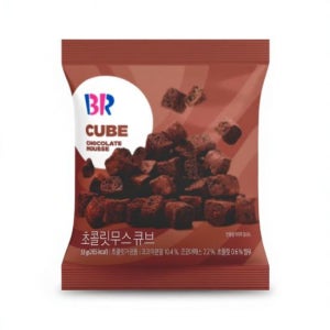 배스킨라빈스 초콜릿무스 큐브스낵 55g