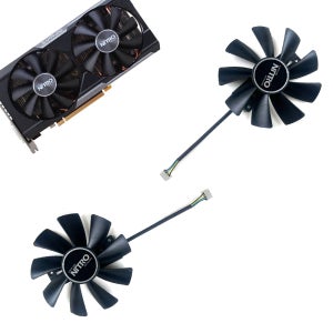 새로운 쿨링 팬 100mm GAA8B2U/GAA8S2U 4핀 DC 12V 0.45A R9 380X GPU 쿨러 (사파이어 R9 380 380X 2G/4G D5 비디오 카드 팬용)