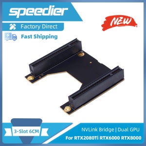 3슬롯 NVLINK 브리지 RTX2080TI RTX6000 RTX8000 듀얼 카드 고속 전송 6CM