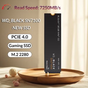 웨스턴 디지털 SSD SN7100 1TB 2TB 4TB M.2 2280 NVMe 읽기 속도 최대 7250MB/s PCIe Gen 4.0x4 컴퓨터 및 PS5용 솔리드 스테이트 드라