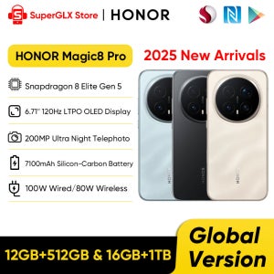 HONOR Magic8 Pro 글로벌 버전 5G 스마트폰 매직 8 프로 스냅드래곤 8 엘리트 5세대 6.71인치 120Hz OLED 디스플레이 100W 고속 충전